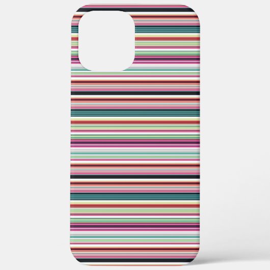 Mooie kleurrijke witte strepen Case-Mate iPhone case (Achterkant)