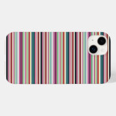 Mooie kleurrijke witte strepen Case-Mate iPhone case (Achterkant (horizontaal))