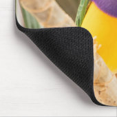 Mooie, kleurrijke Zebra Finch Bird Muismat (Hoek)