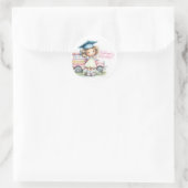 Mooie kleuter afstudeer sticker  (Tas)