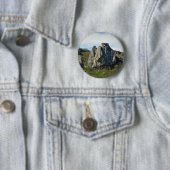 Mooie Kliffen Foto Ronde Badge Button 5,7 Cm (In situ)