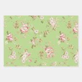 Mooie klimrozen bloementuin inpakpapier vel (Voorkant 3)