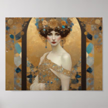 Mooie Klimt geïnspireerde Kunst, Donna van Rome, G