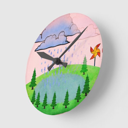 Mooie klok van natuur (Hoek)