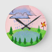 Mooie klok van natuur (Voorkant)