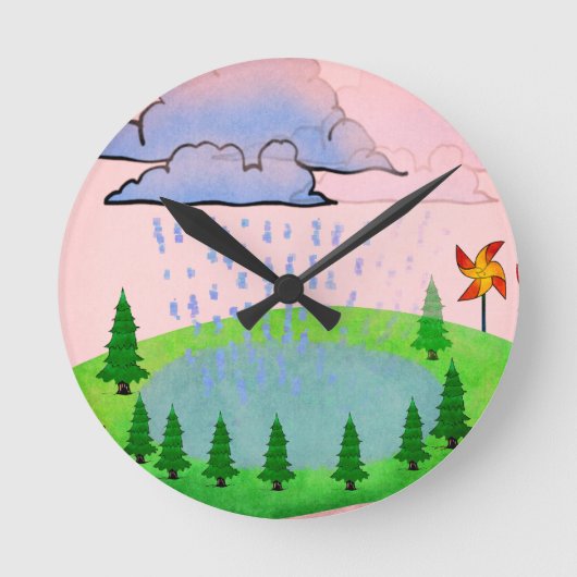 Mooie klok van natuur (Voorkant)