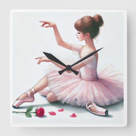 mooie klok voor op een meisjeskamer (Voorkant)