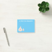 Mooie knoflook cartoon groente illustratie post-it® notes (Kantoor)