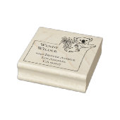 Mooie Koala Beer Geformatteerde Retouradres Stempe Rubberstempel (Stempel)
