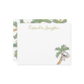 Mooie Koala Beer Notitiekaart Notitiekaartje (Voorkant / Achterkant in situ)