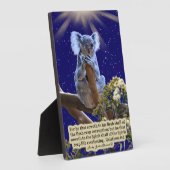 Mooie Koala Schrift Plaque Galaten 6:8 Fotoplaat (Zijkant)