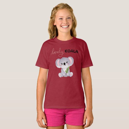Mooie Koala T-shirt (Voorkant volledig)