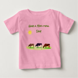 Mooie Koe Boerderij Baby T-Shirt