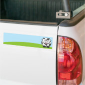 Mooie Koe Bumper Sticker (Op Truck)