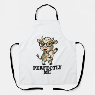 Mooie Koeien Shirt Met Bril Perfecte Sfeer Schort