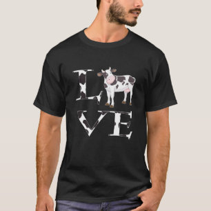 Mooie Koeienprint Ik Hou Van Koeien Vrouwen Kinder T-shirt