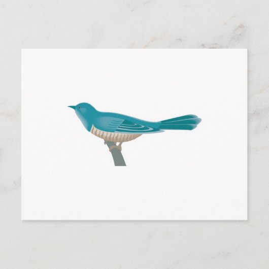 mooie koekoek vogel briefkaart (Voorkant)