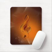 Mooie, koele gloeiende kleuren hebben invloed op m muismat (Met muis)