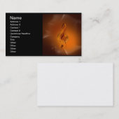 Mooie, koele gloeiende kleuren hebben invloed op m visitekaartje (Voorkant / Achterkant)