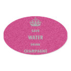 Mooie, koele, koele drink-champagne cr