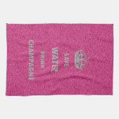 Mooie, koele, koele drink-champagne cr theedoek (Horizontaal)