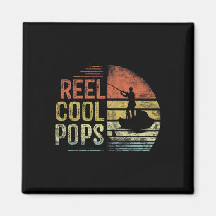 Mooie koele pops viscadeaus pops verjaardag vintag magneet