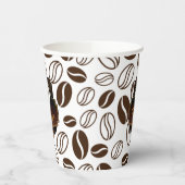 Mooie Koffee Aangepaste bedrijfsnaam kopen Papieren Bekers (Links)