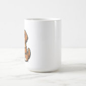 Mooie Koffie Hond Kawaii Mok Ontwerp (Center)