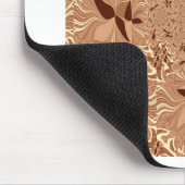 Mooie koffie-kleuren muismat (Hoek)