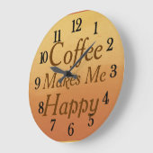 Mooie koffie maakt me gelukkig Kitchen Grote Klok (Hoek)