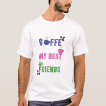Mooie koffie mijn beste vrienden T-shirt