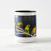 Mooie koffie-Mok Tweekleurige Koffiemok (Center)