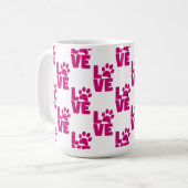 Mooie Koffiebeker voor Huisdierliefhebbers - Uniek Koffiemok (Voorkant links)