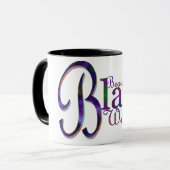 Mooie koffiebeker voor zwarte vrouwen mok (Voorkant links)