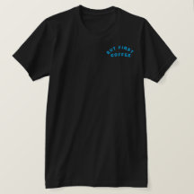 Mooie Koffiekop Cartoon Koffieliefhebber T-shirt