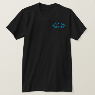 Mooie Koffiekop Cartoon Koffieliefhebber T-shirt