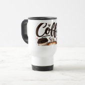 Mooie koffiemok reisbeker (Voorkant links)