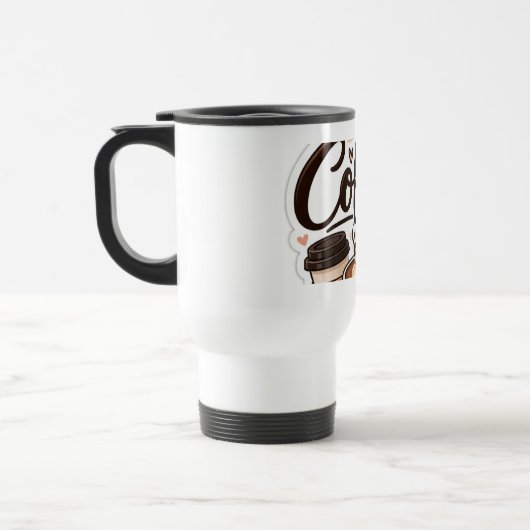Mooie koffiemok reisbeker (Links)