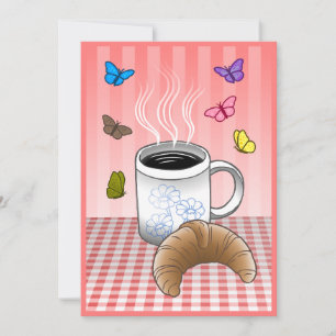 Mooie koffietijd kaart