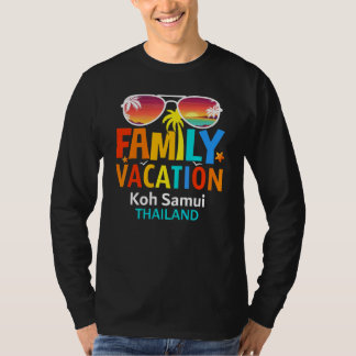 Mooie Koh Samui-eiland bijpassende outfits familie T-shirt