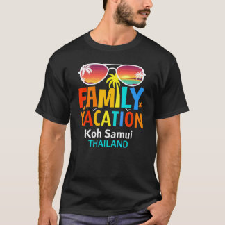Mooie Koh Samui Eiland Bijpassende Outfits Familie T-shirt