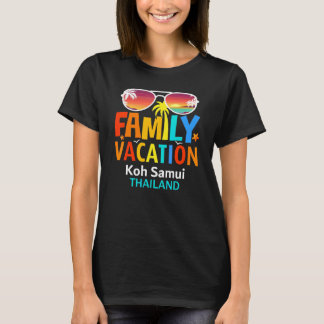 Mooie Koh Samui Eiland Bijpassende Outfits Familie T-shirt