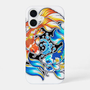 Mooie Koi Cadeau Yin Yang Hoesje iPhone 16 Hoesje