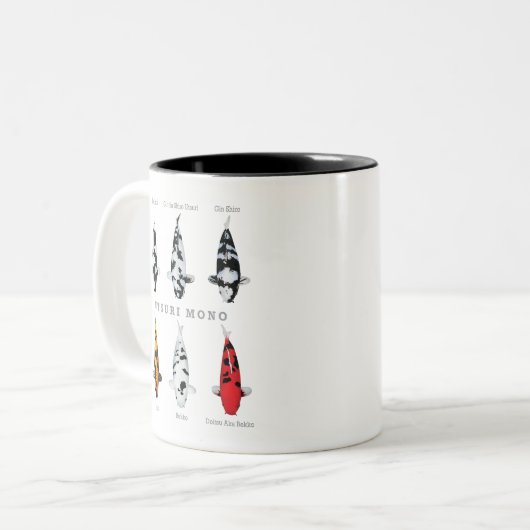 Mooie Koi Fish Mok – Elegant & Uniek Cadeau (Voorkant links)