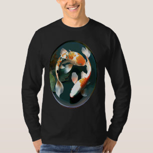 mooie koi karper in water schilderij koi vis lens t-shirt