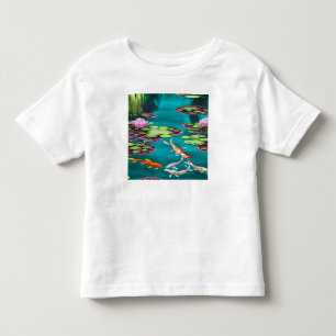 Mooie Koi Vijver Kinder Shirts