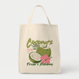 Mooie Kokosnoot Tropische Herbruikbare Boodschappe Tote Bag