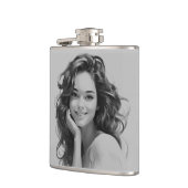 Mooie kolf met vinylwatten heupfles (Links)