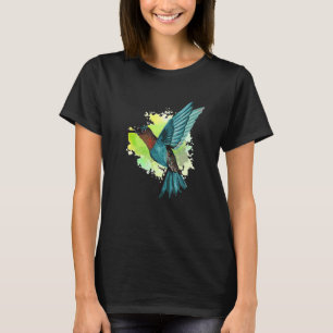 Mooie Kolibrie Aquarellen Kijk naar de Schattige B T-shirt