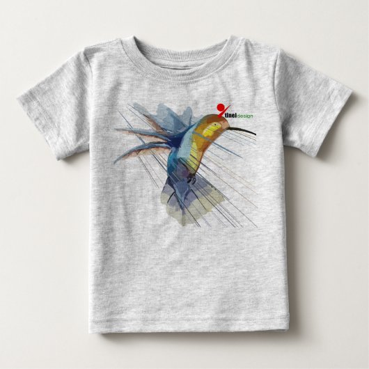 Mooie Kolibrie Baby T-Shirt (Voorkant)